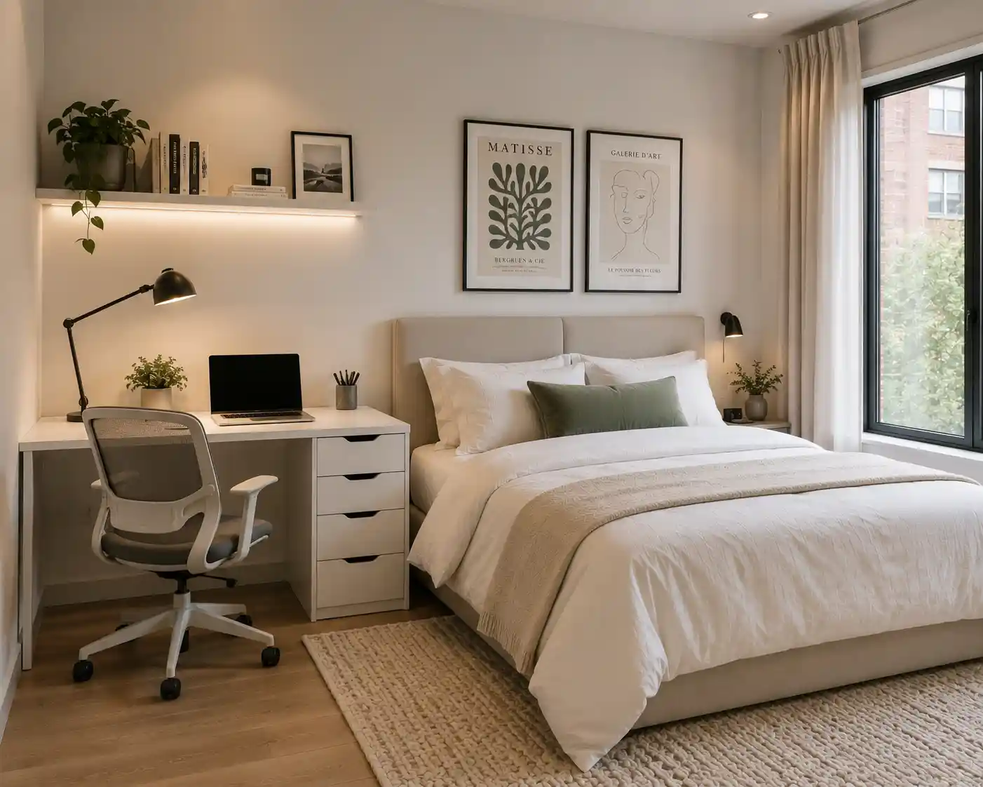 Integrated WFH Bedroom Combo
