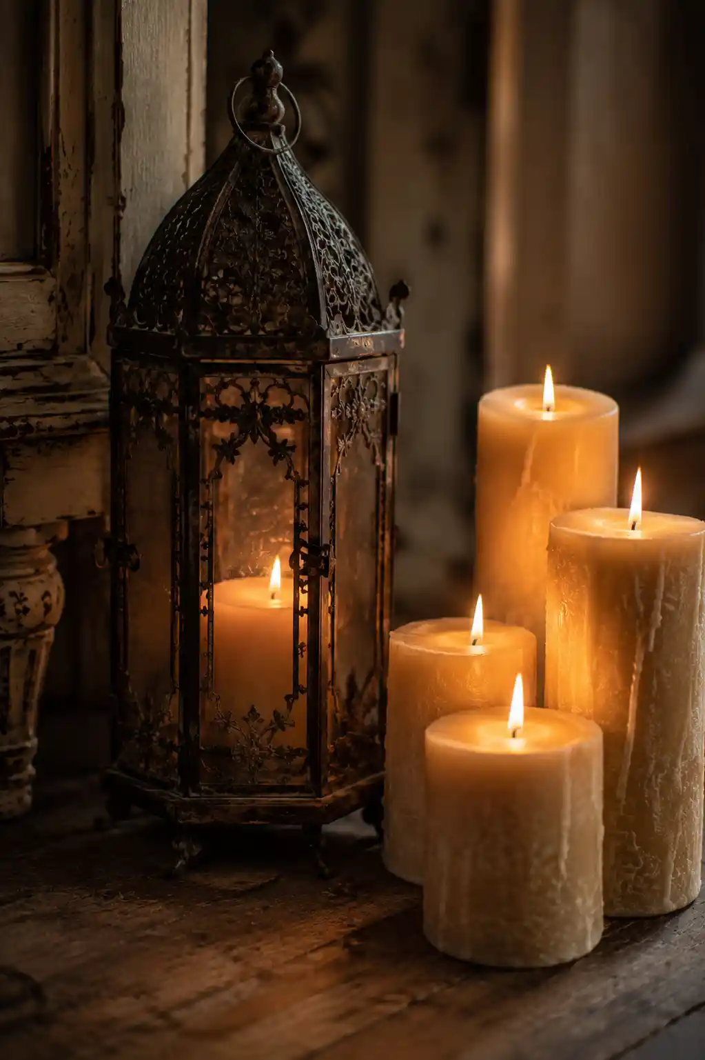Lanterns and Scented Beeswax Candles