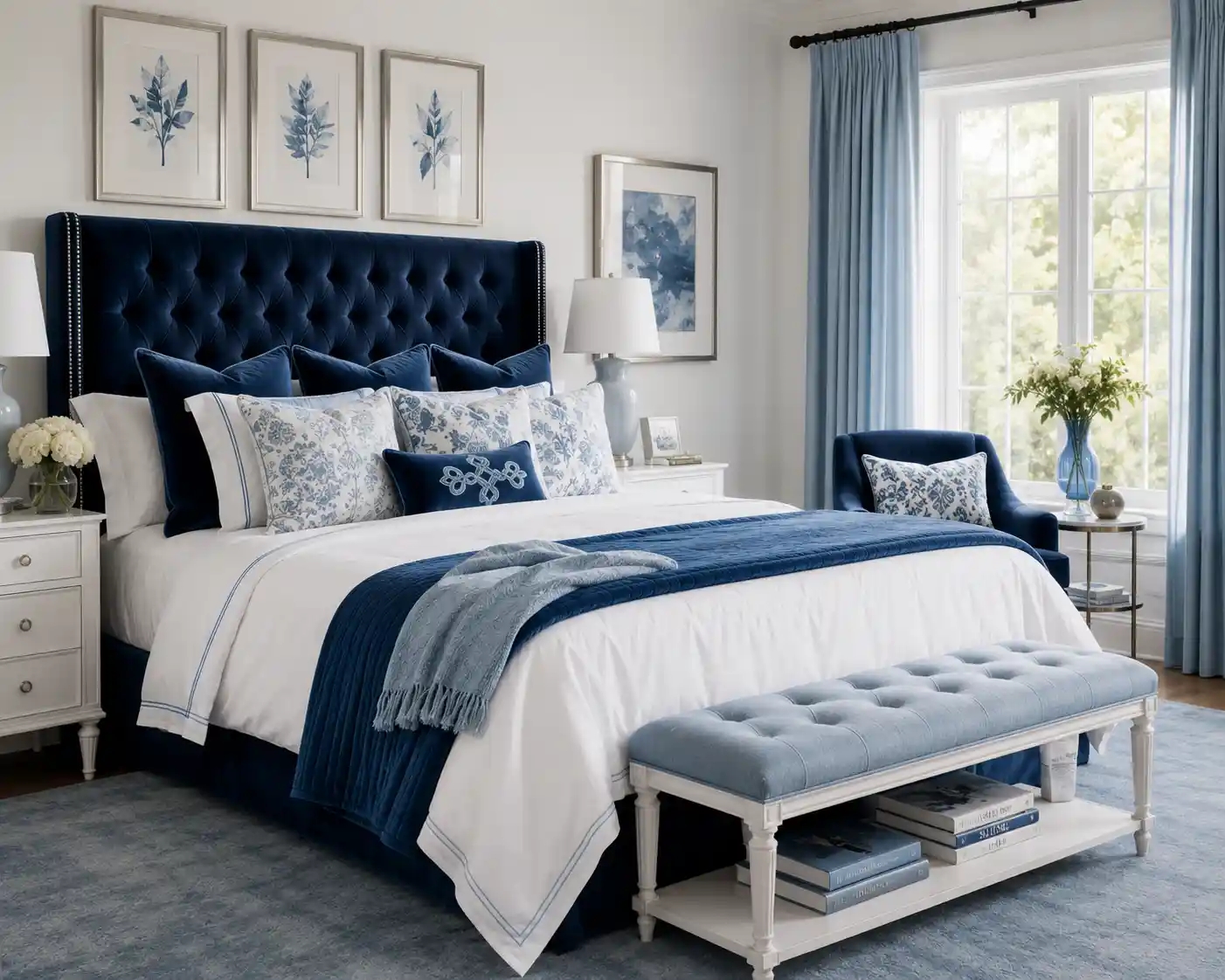 Monochromatic Blue Layers