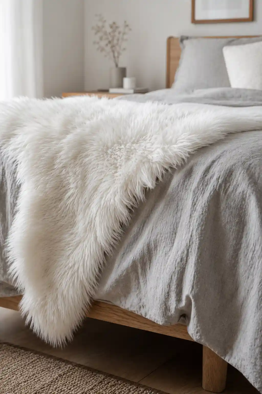 Layer with Faux Fur Textures