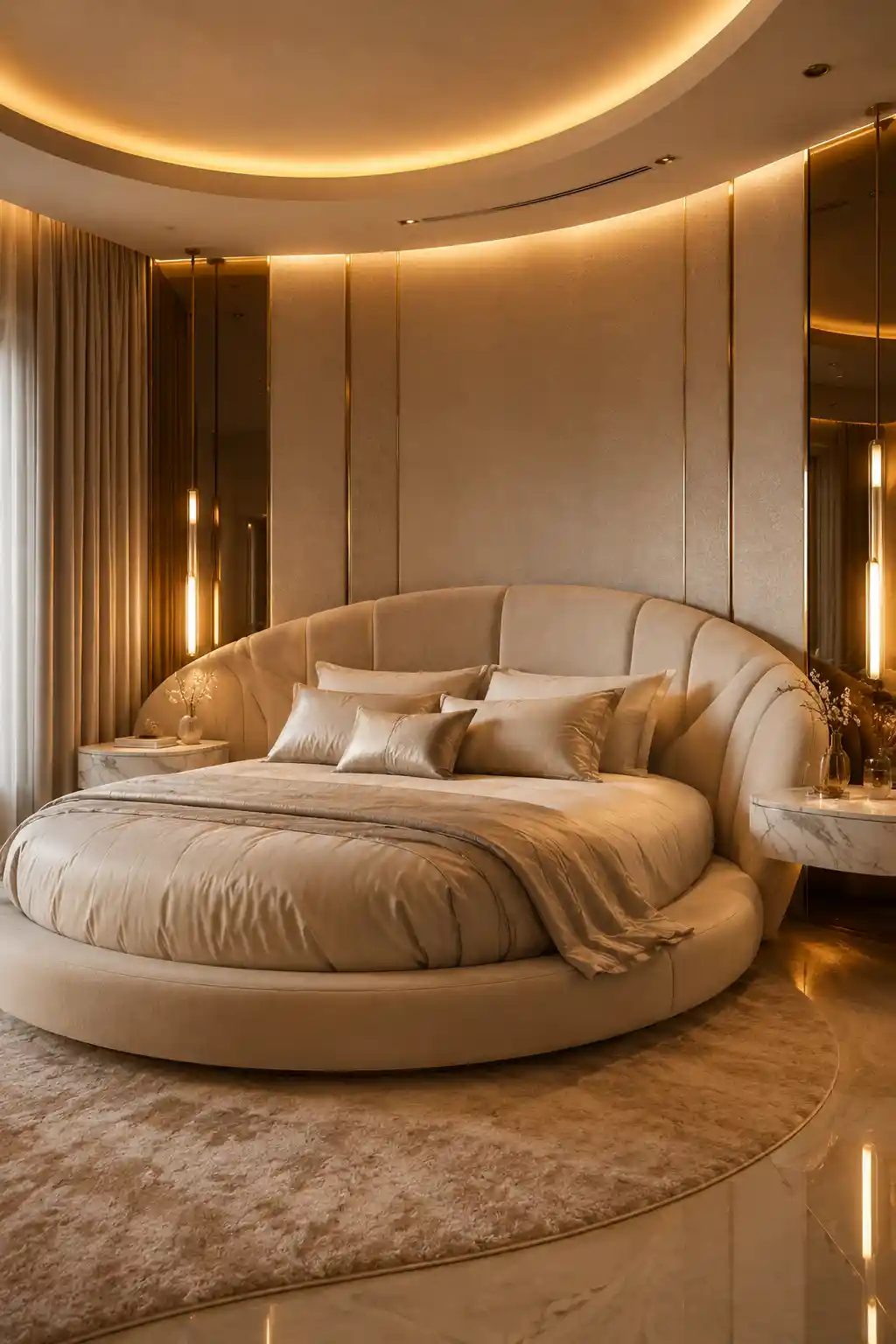 Sculptural Curved Bedframes