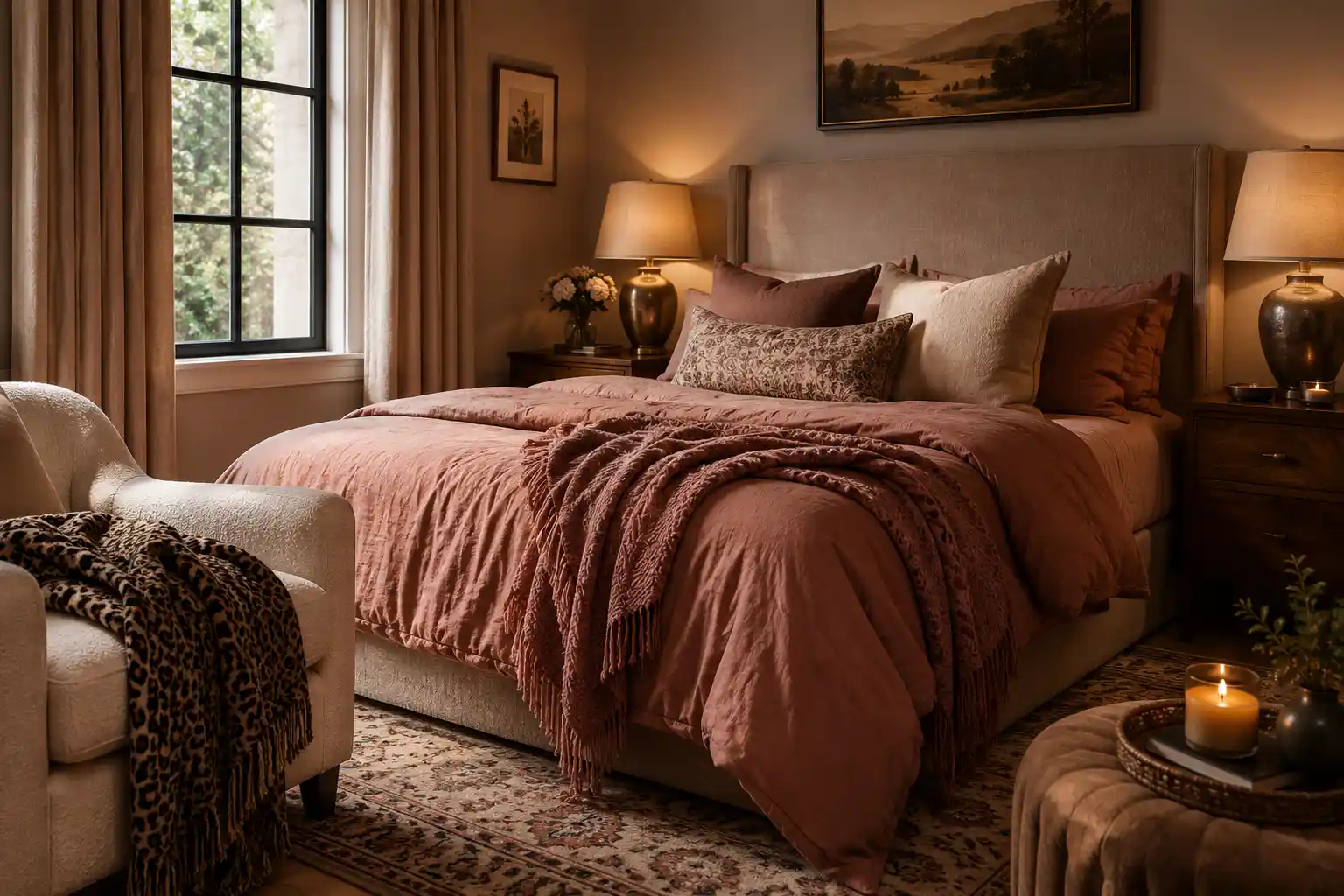 Soft Cream, Pink, and Cheetah Layering