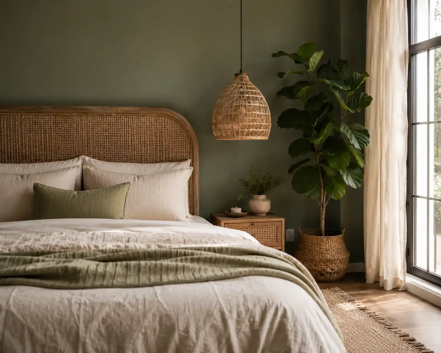 Bringing a Bohemian Touch with Rattan and Palms