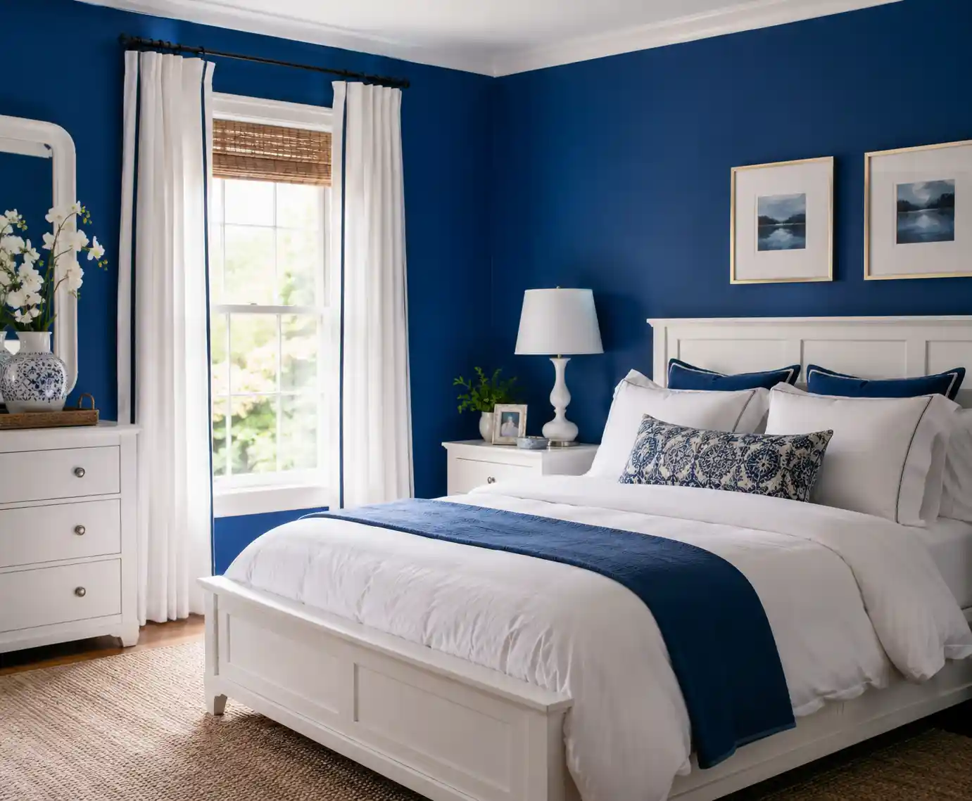 Vibrant Monochromatic Walls