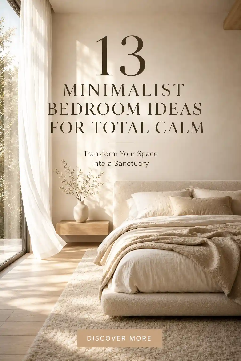 13 Serene Minimalist Bedroom Ideas for a Calmer Home
