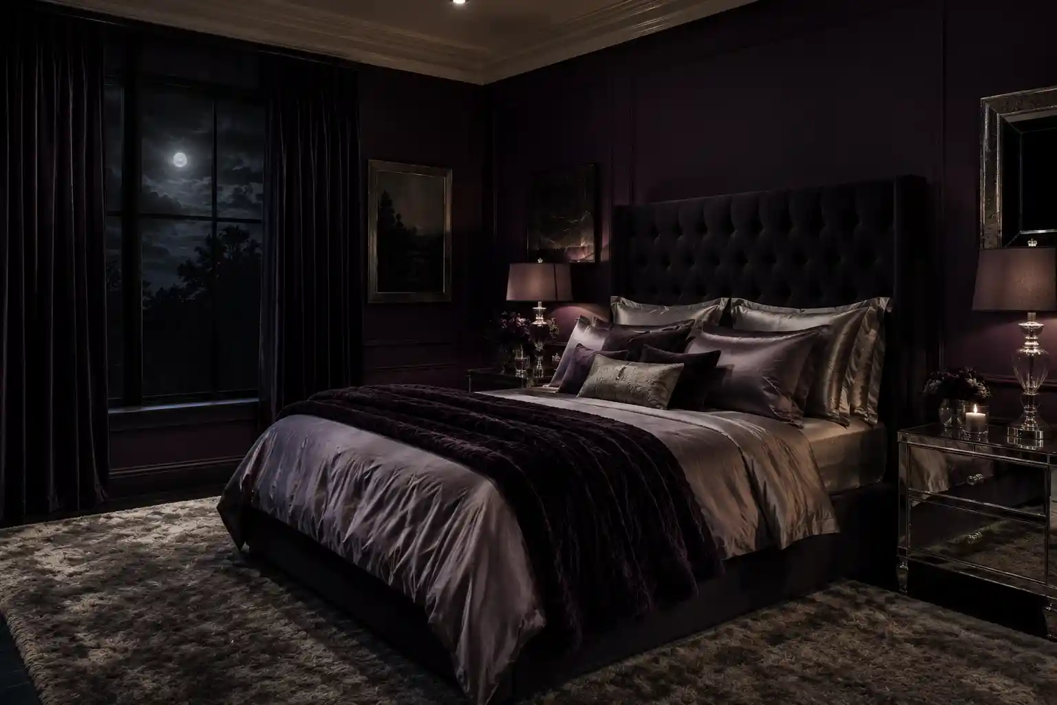 Aubergine Purple for Regal Mystery