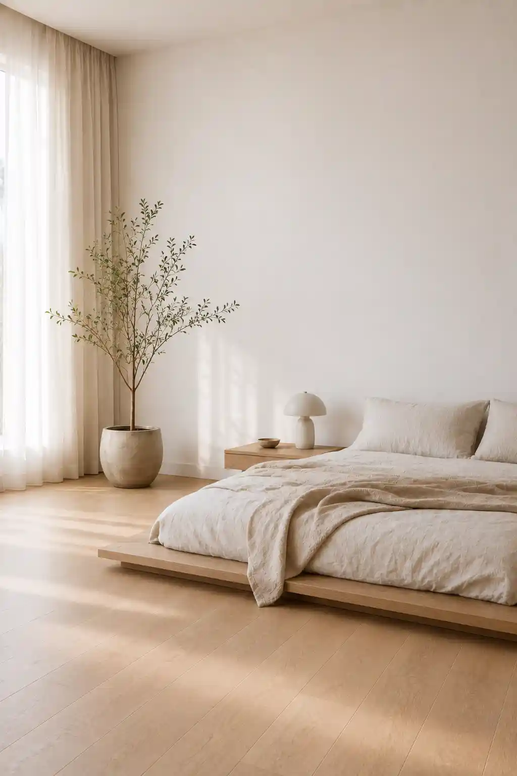 Opt for Low-Profile Bedding