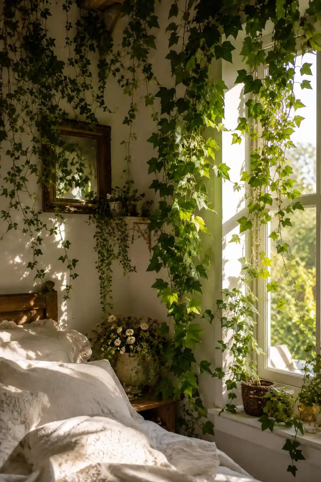 Lush Hanging Ivy and Vines