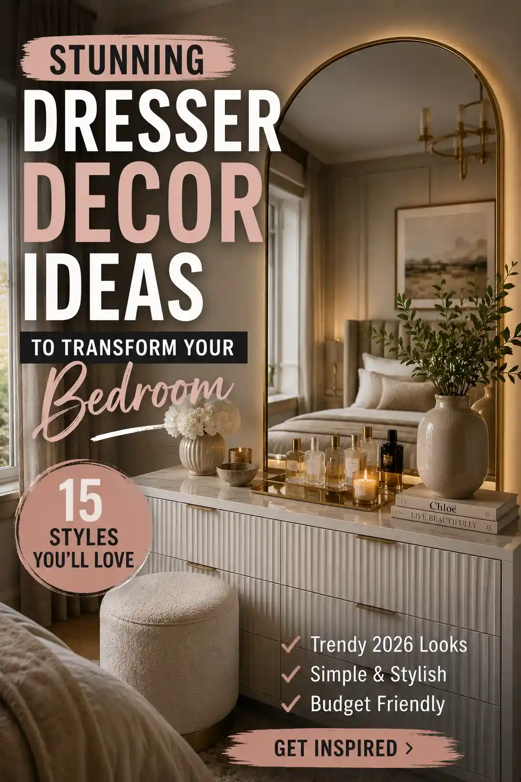 15 Bedroom Dresser Decor Ideas for 2026 to Refresh Your Space