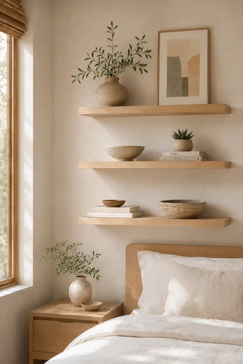 Minimalist Open Shelving for Curated Decor