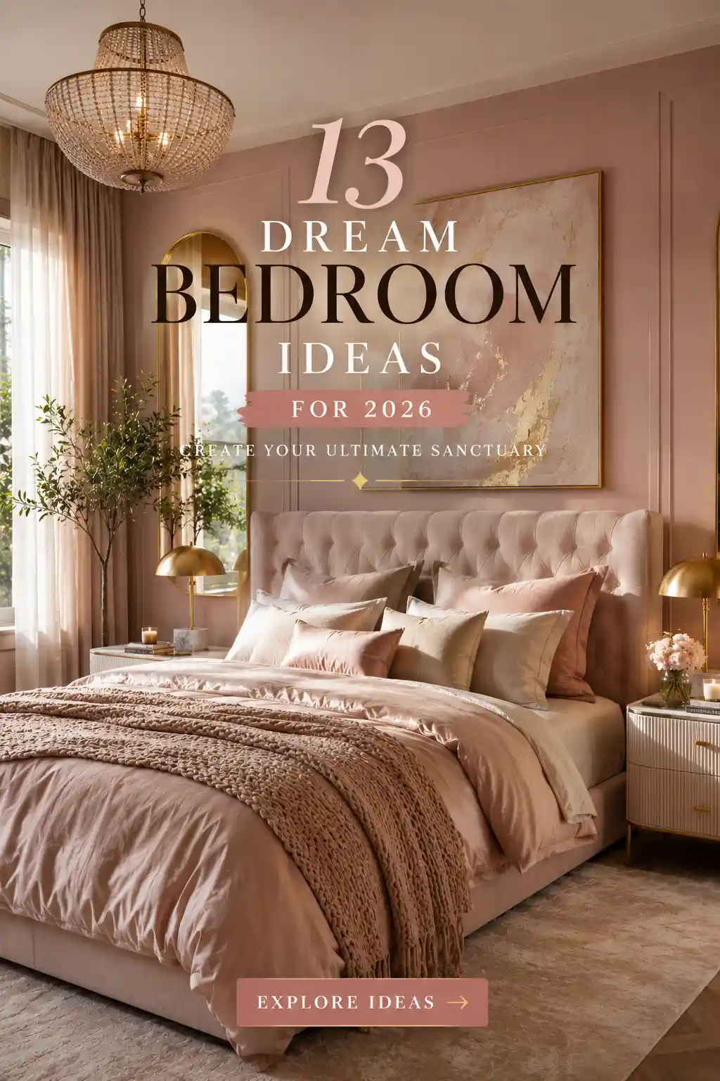 13 Dream Bedroom Ideas for 2026 to Create Your Ultimate Sanctuary