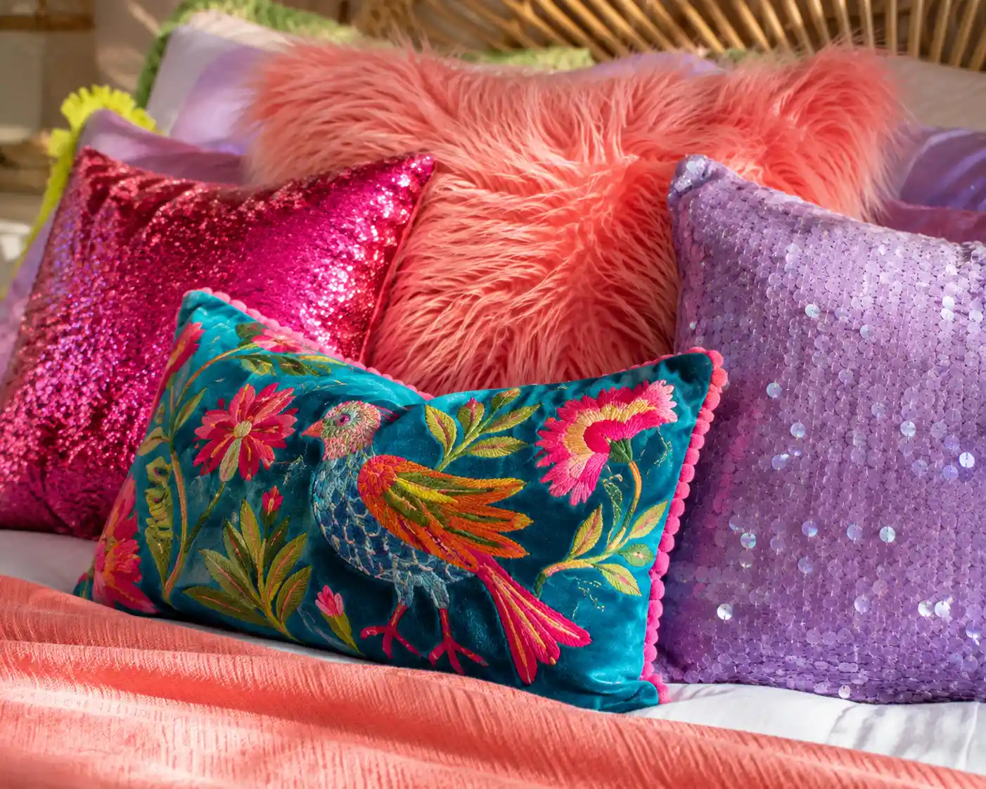 Textural Pillow Piles