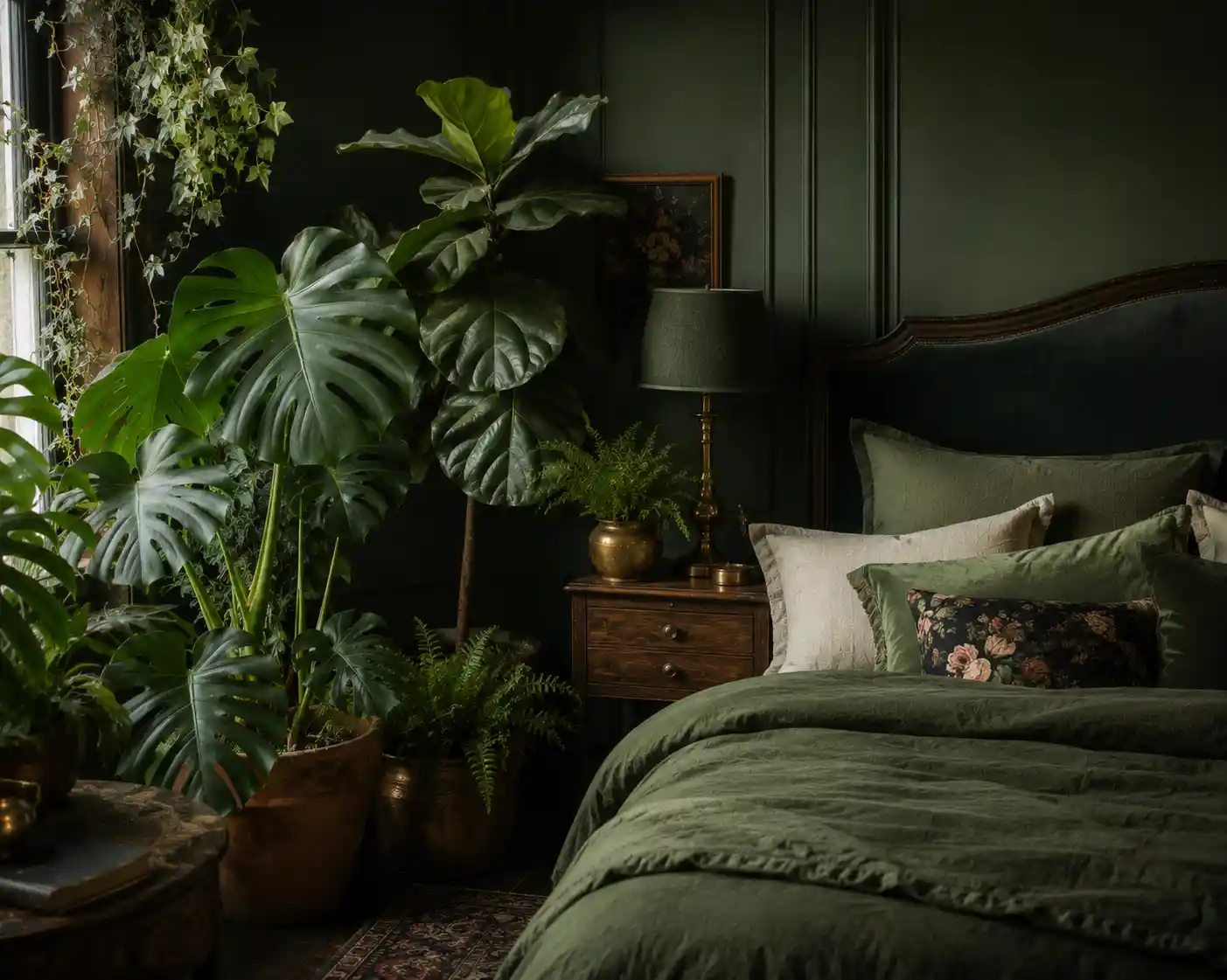 Romantic Greenery and Indoor Plants