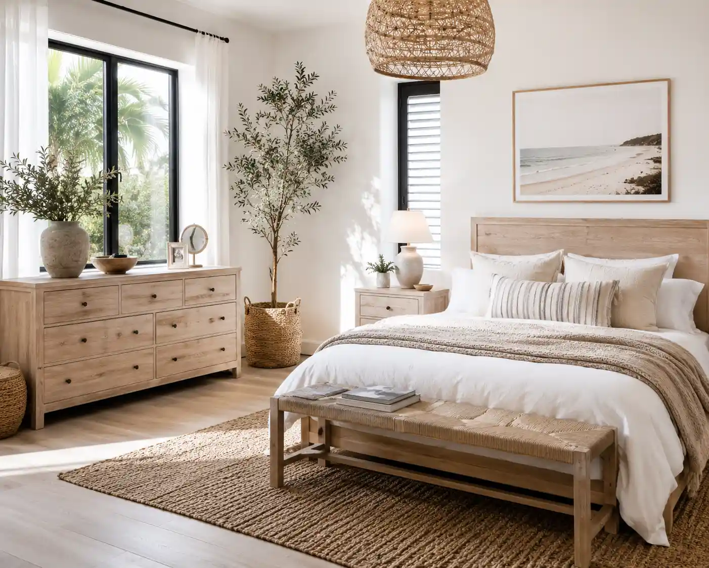 Use Bleached Wood Furniture