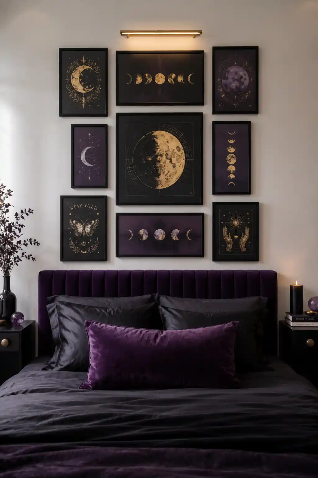 Mystical Moon-Phase Wall Art