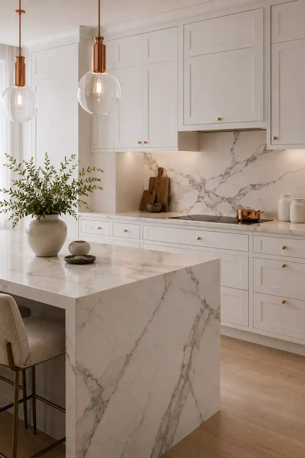 Seamless Waterfall Marble Elegance