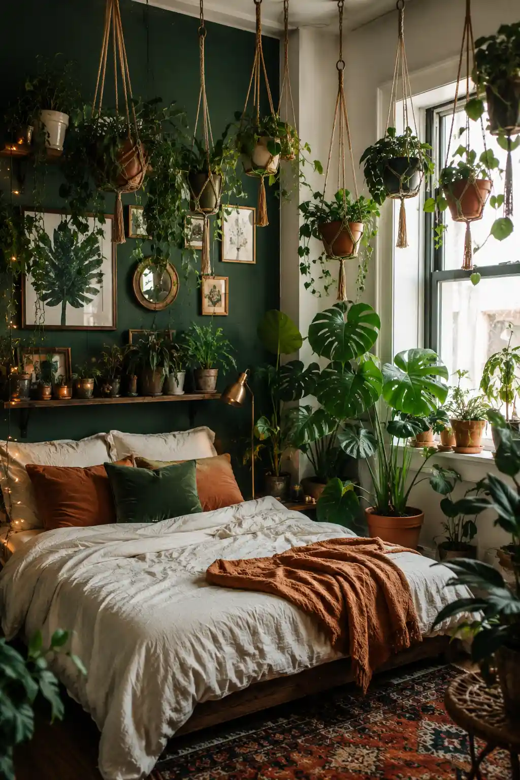 Lush Indoor Jungle Retreat