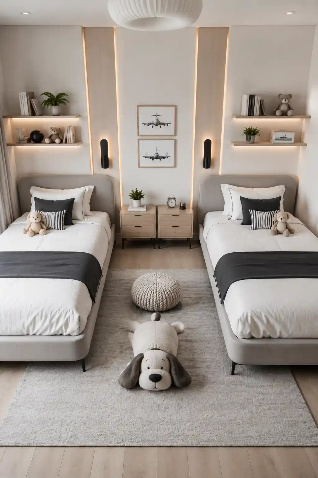 Symmetrical Minimalist Twins