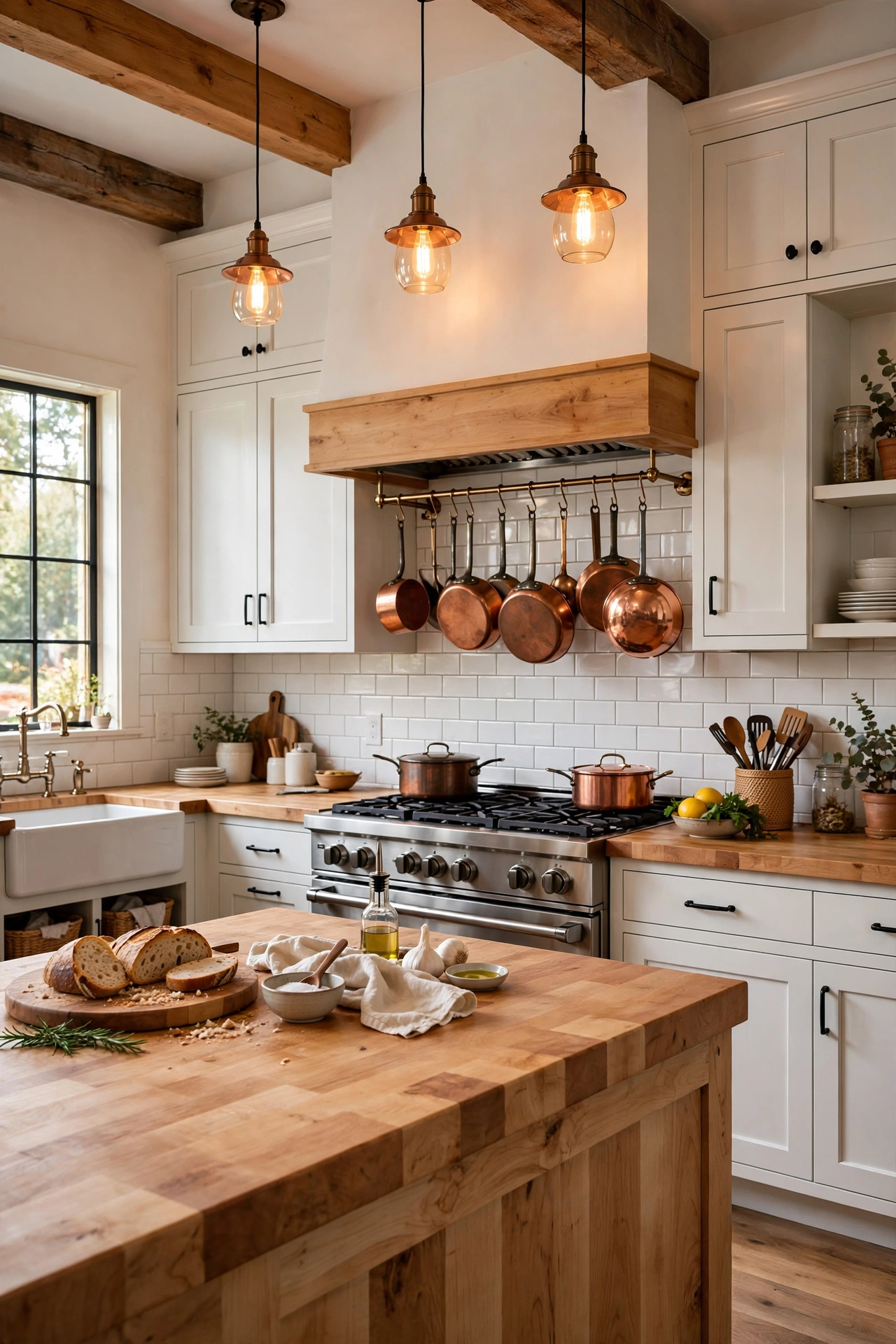 Add Warmth with Butcher Block Countertops