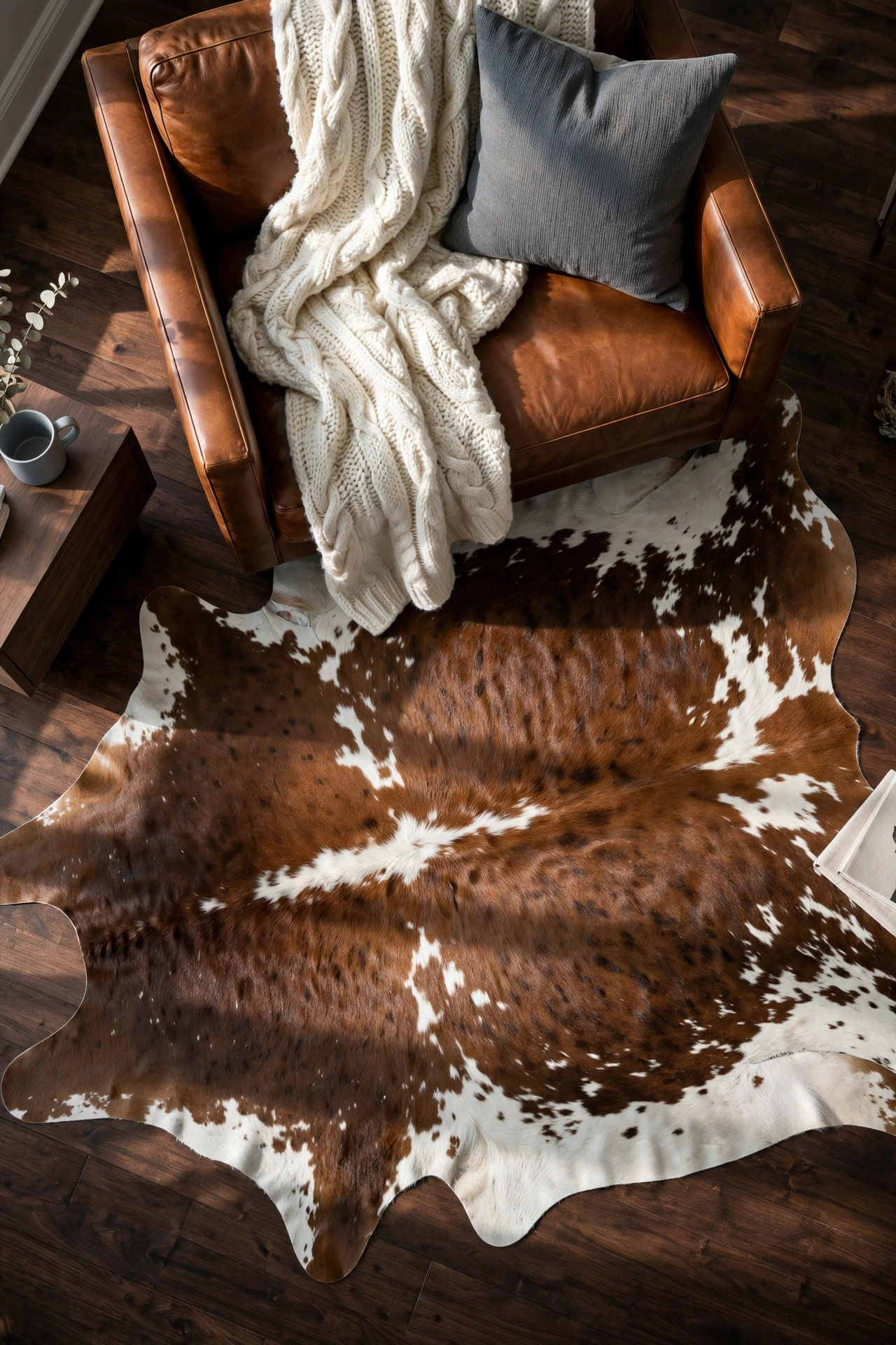 The Textured Cowhide Anchor