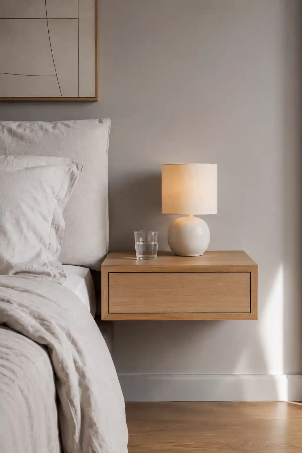 Minimalist Wall-Mounted Nightstands