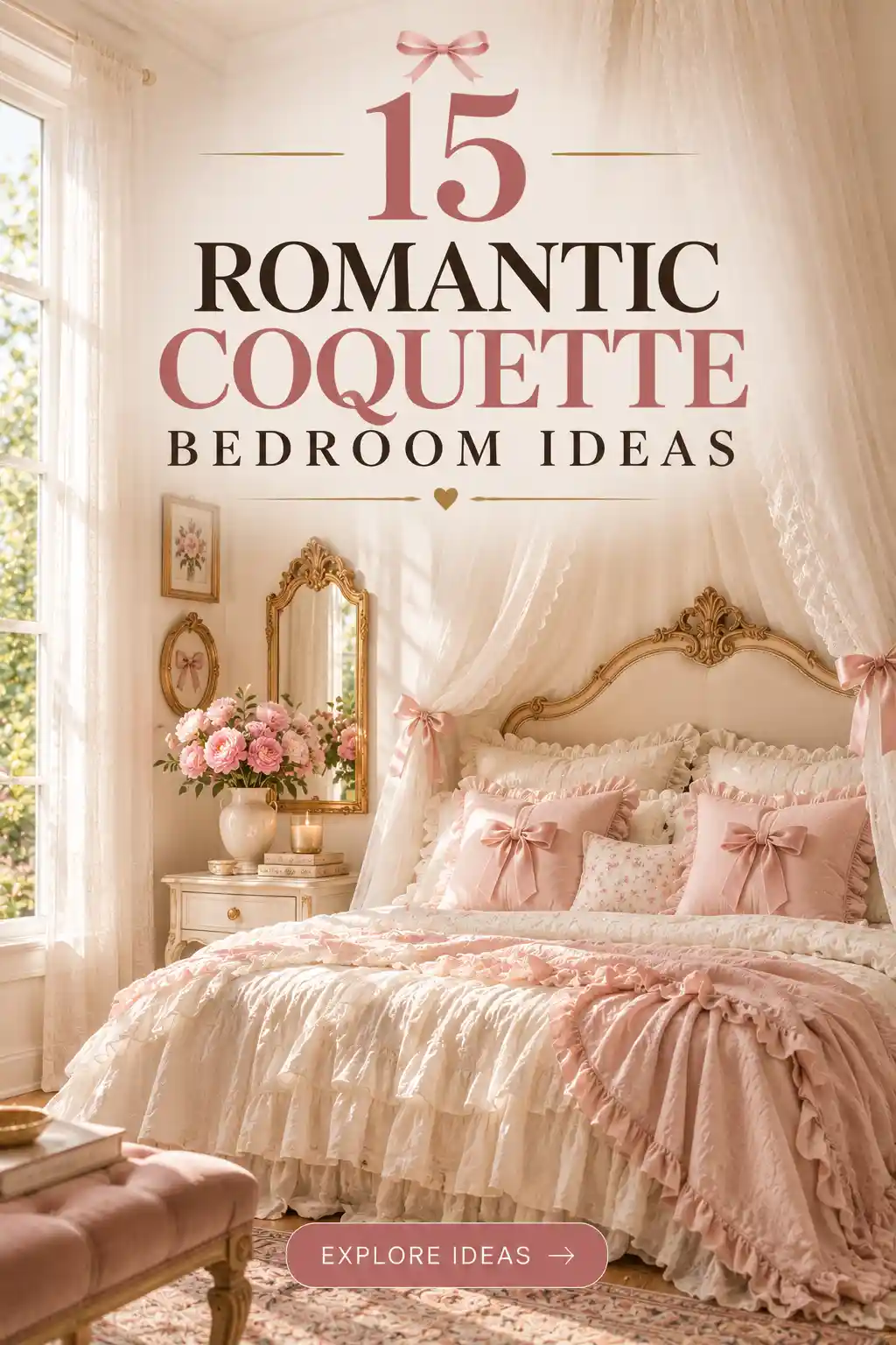15 Dreamy Coquette Bedroom Ideas for a Romantic Escape