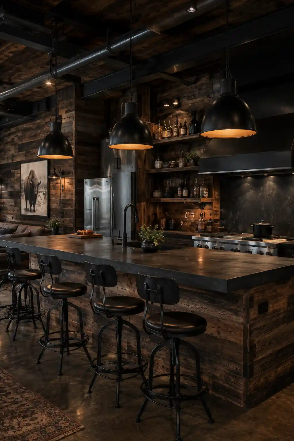 Industrial Western Saloon Vibes