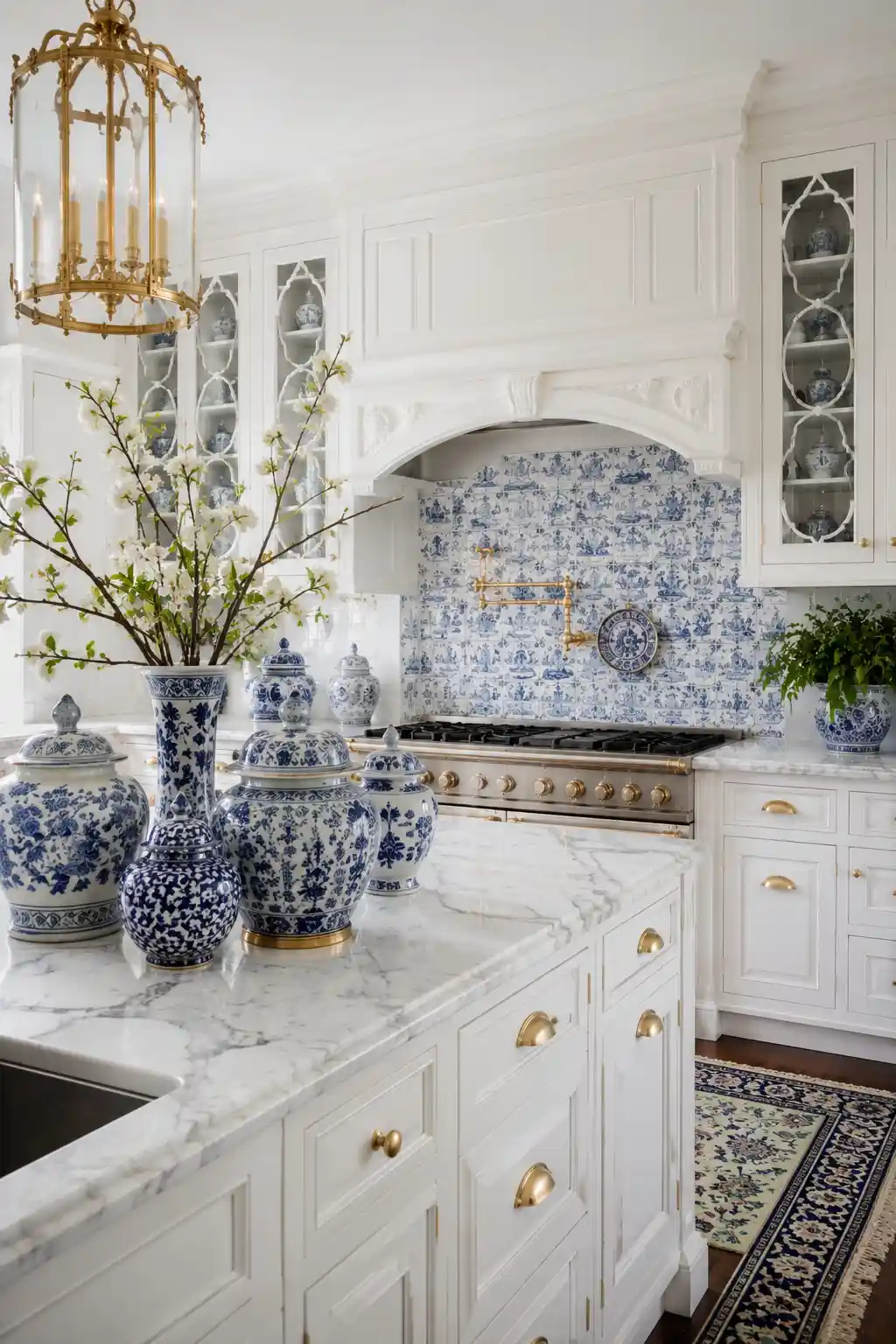 Chinoiserie Blue and White Elegance