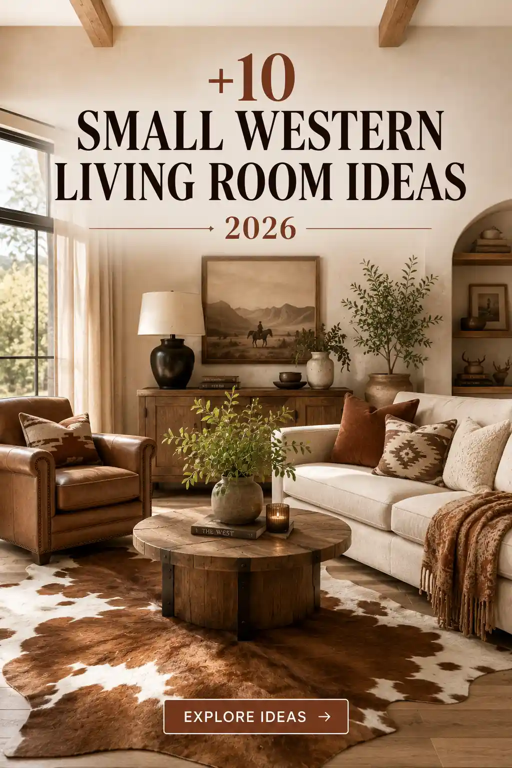 10 Small Western Living Room Ideas for a Cozy 2026 Refresh