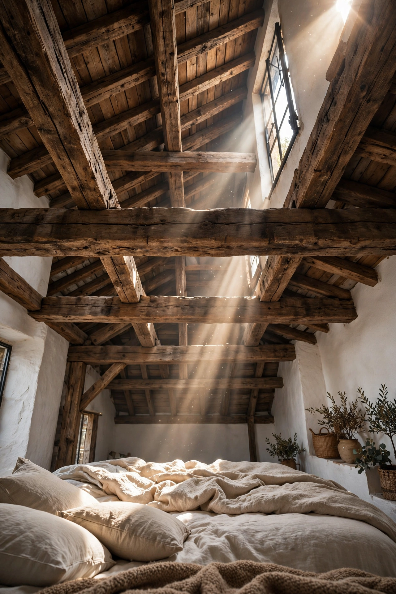 Architectural Warmth with Exposed Wood Beams