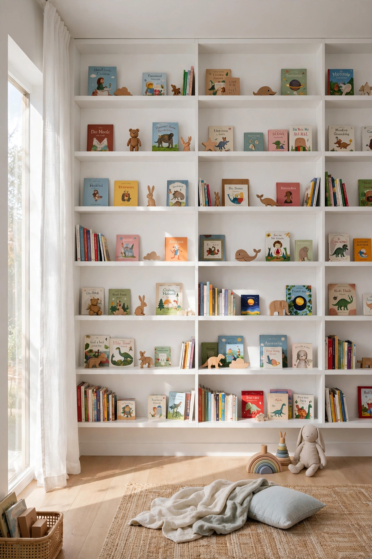 Vertical Wall Shelving Libraries