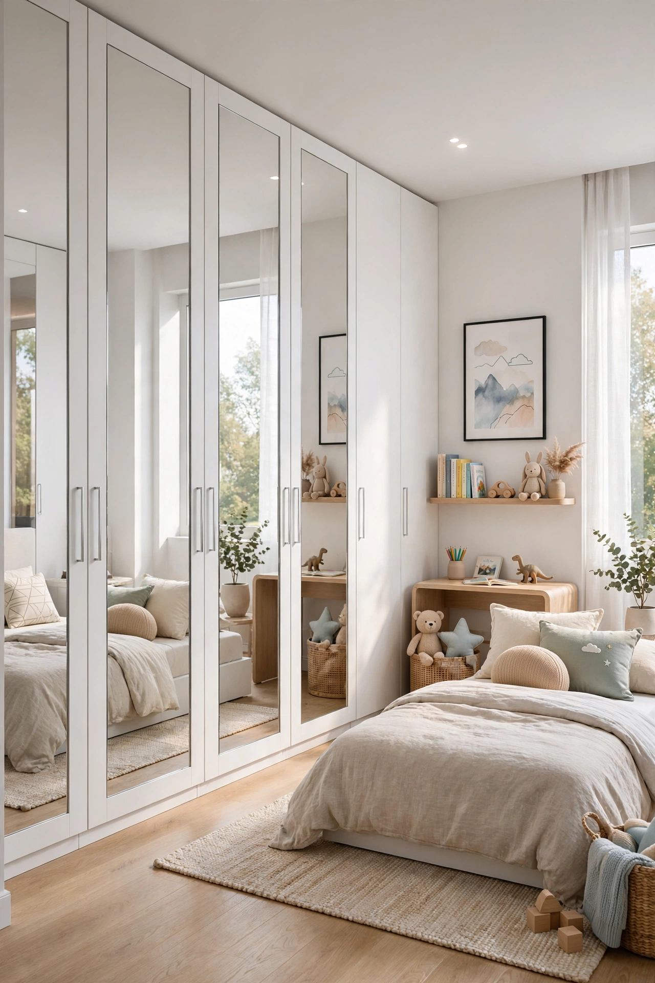 Slim-Profile Modular Wardrobes