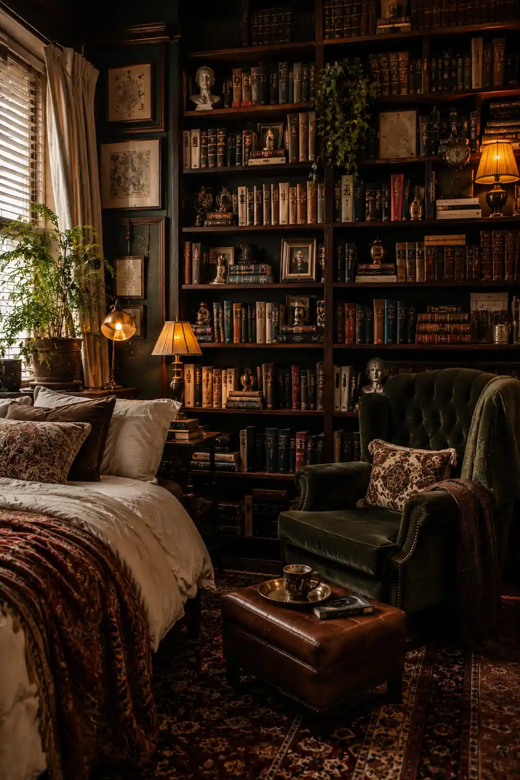 The Bookshelf Wealth Aesthetic