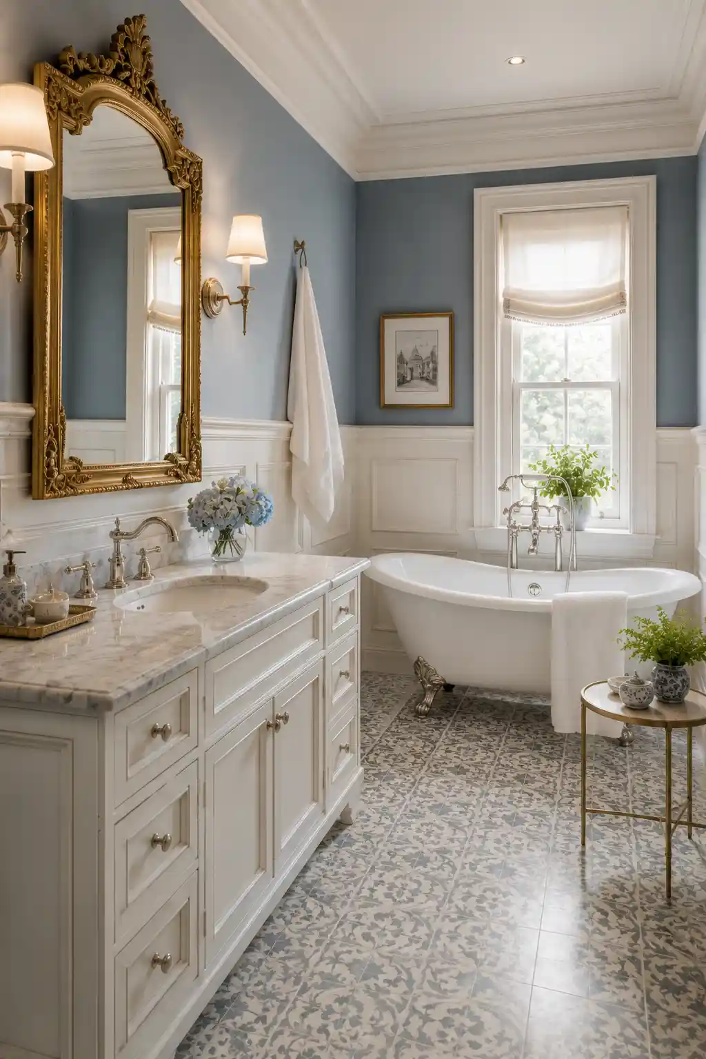 Traditional Luxury Washroom