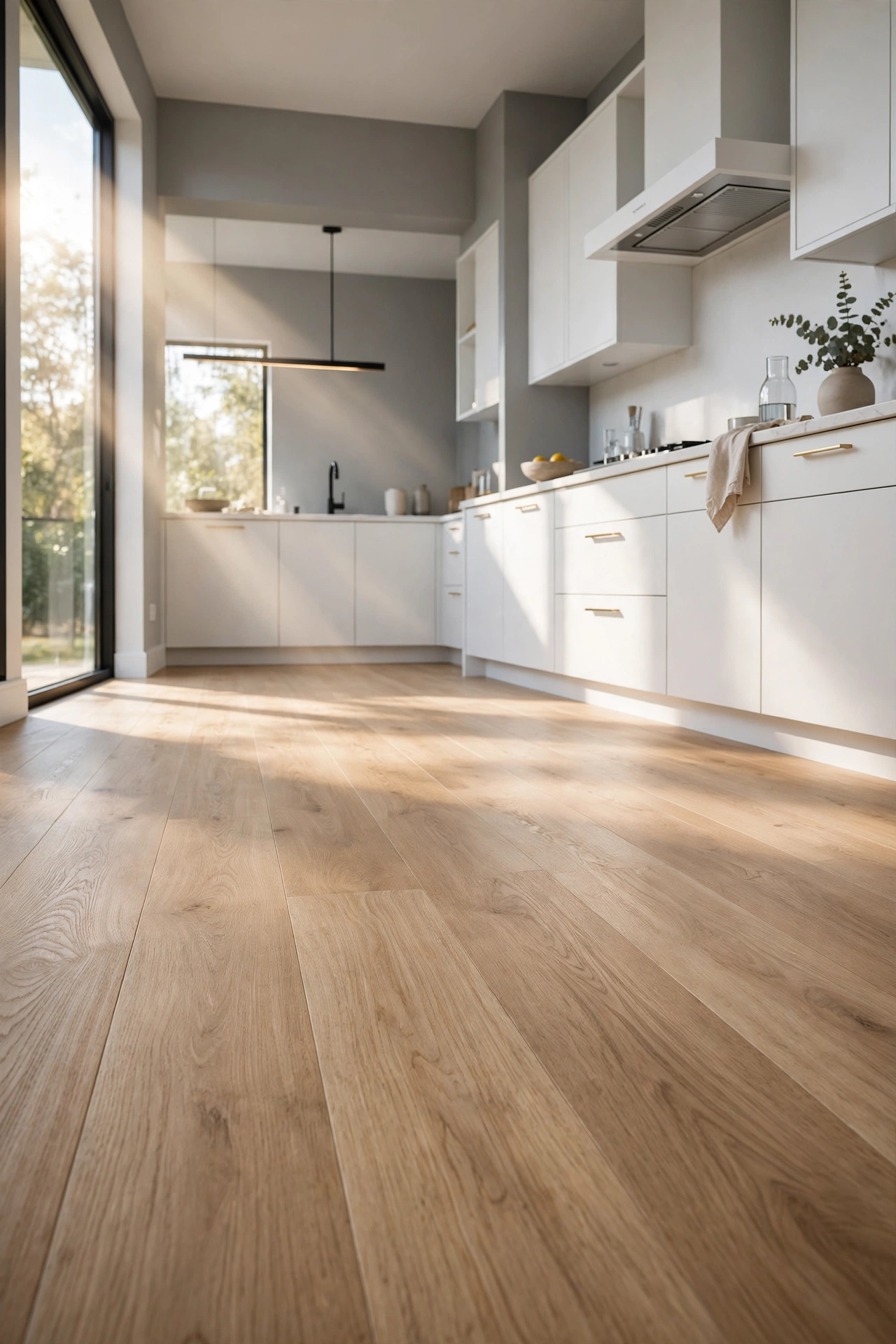 Brighten the Space with Light Wood Flooring