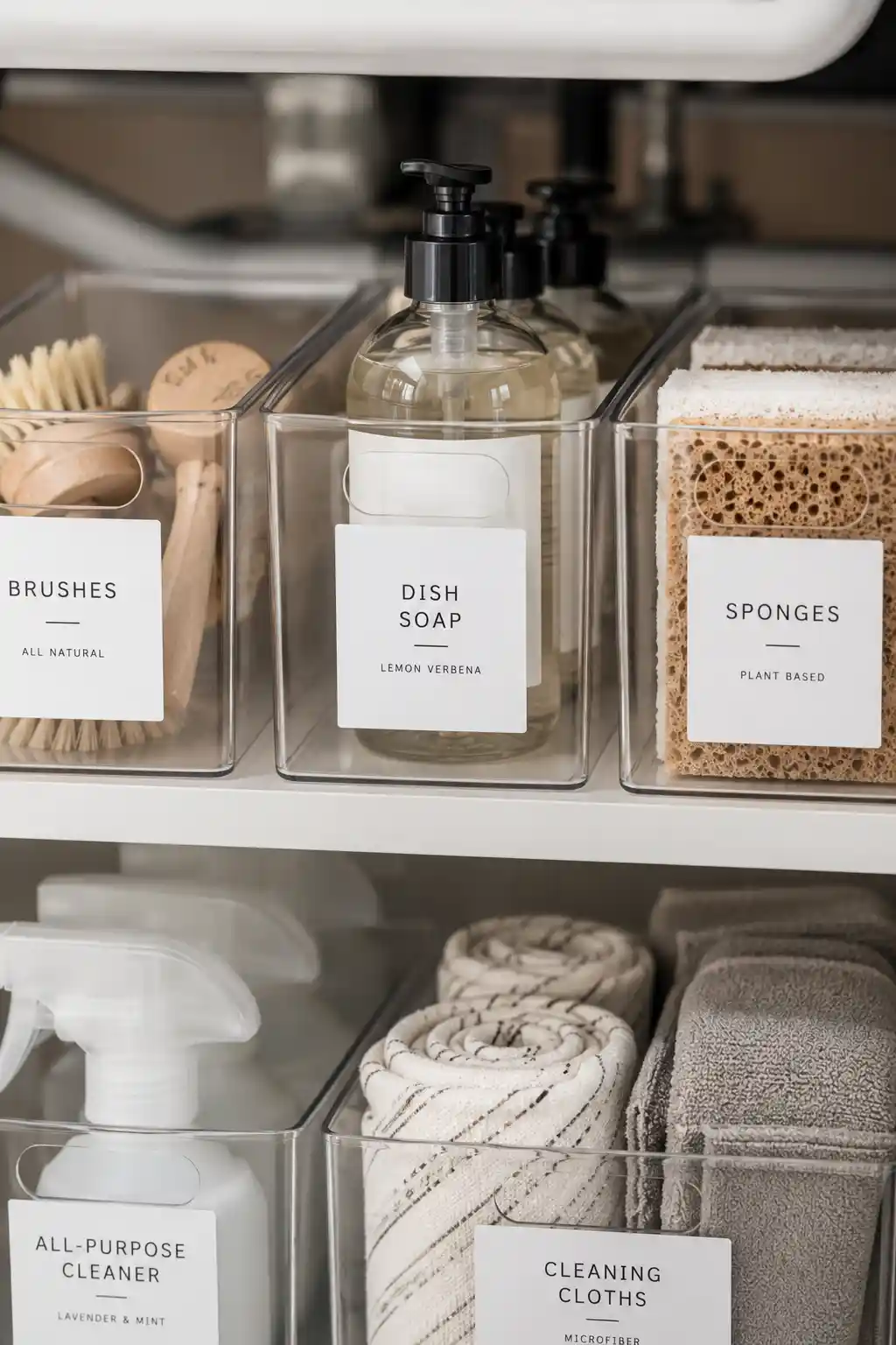 Minimalist Labeling for Decision-Free Storage
