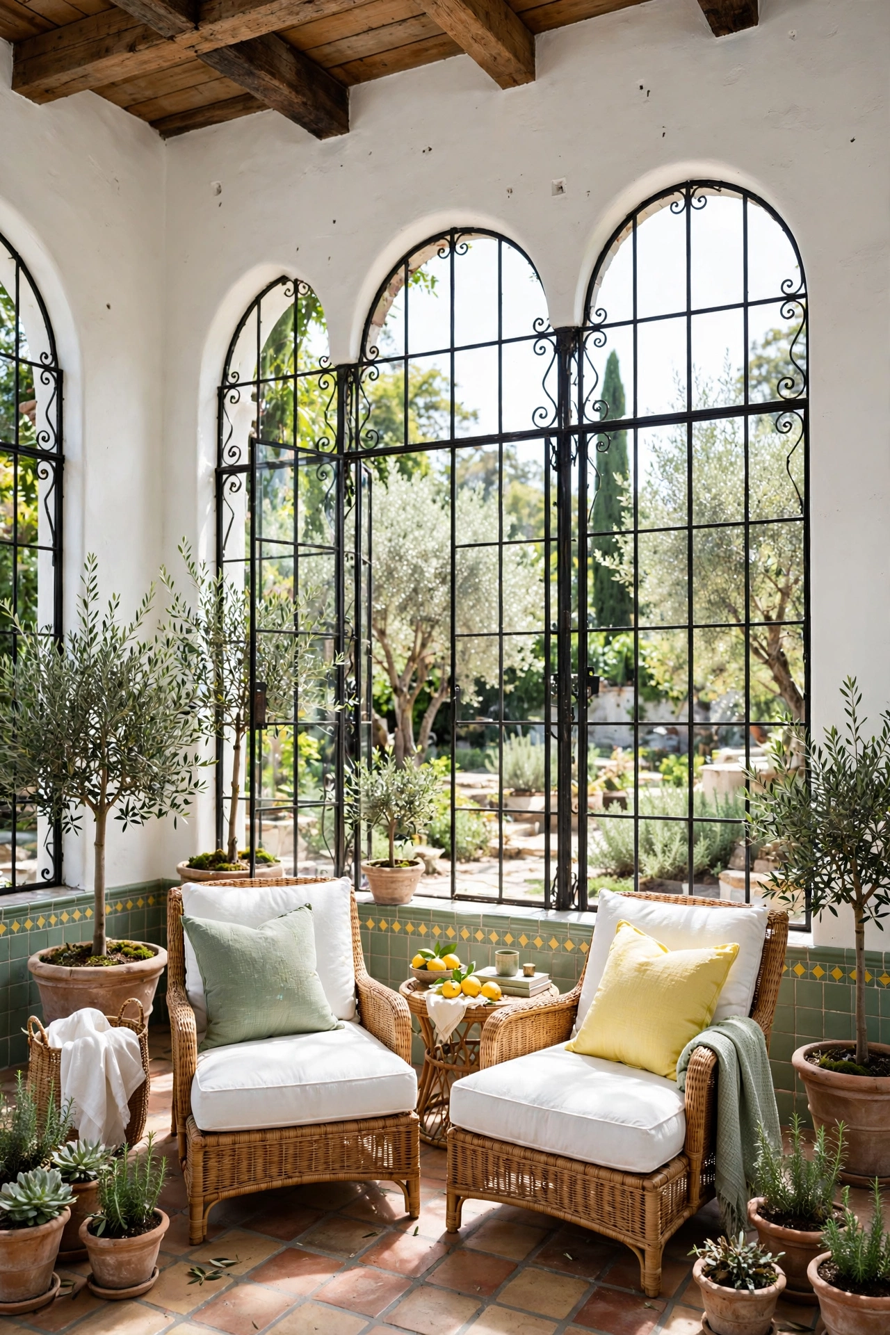 The Sun-Drenched Spanish Revival Sunroom