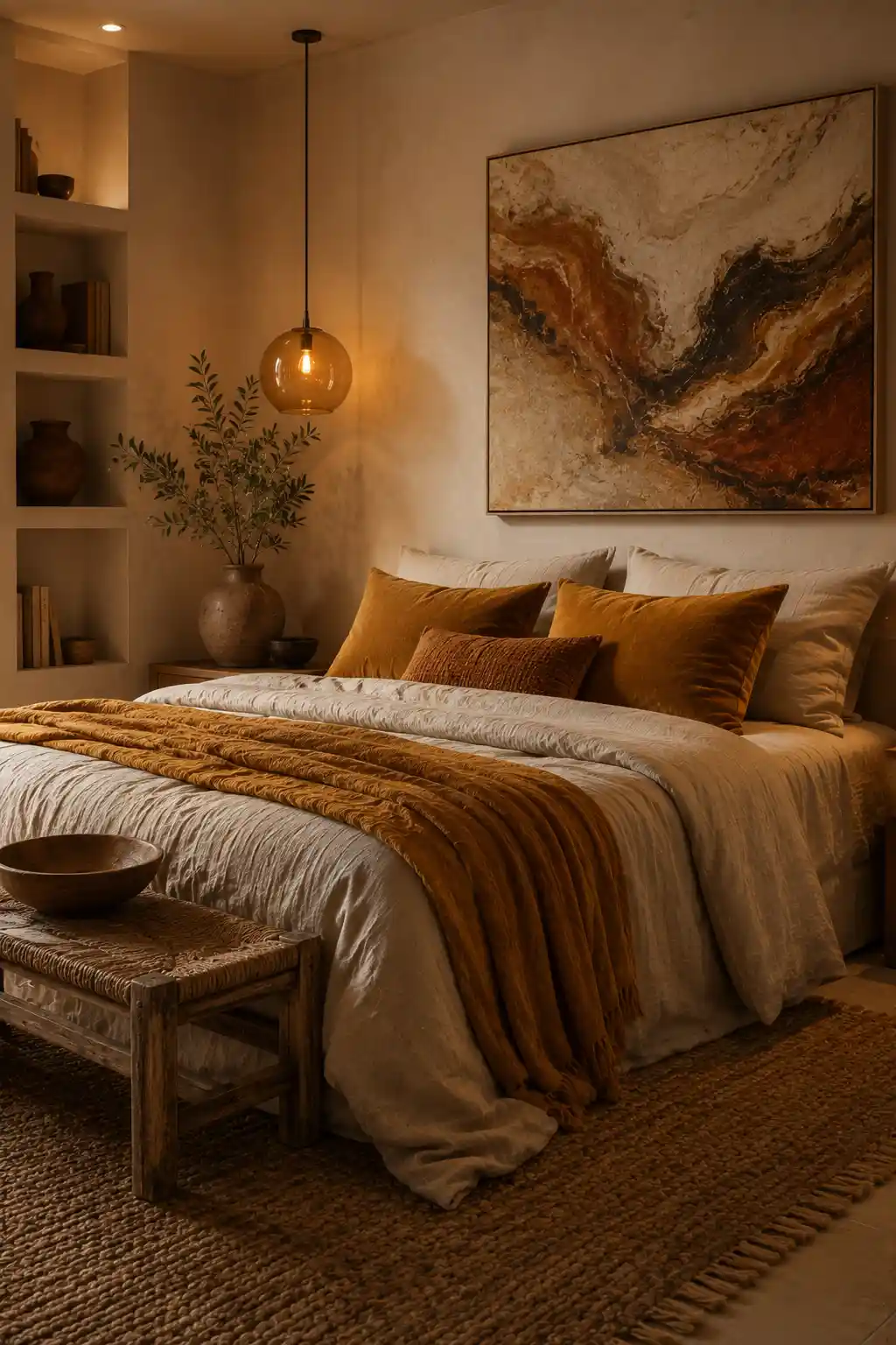 Deep Ochre and Clay Accents