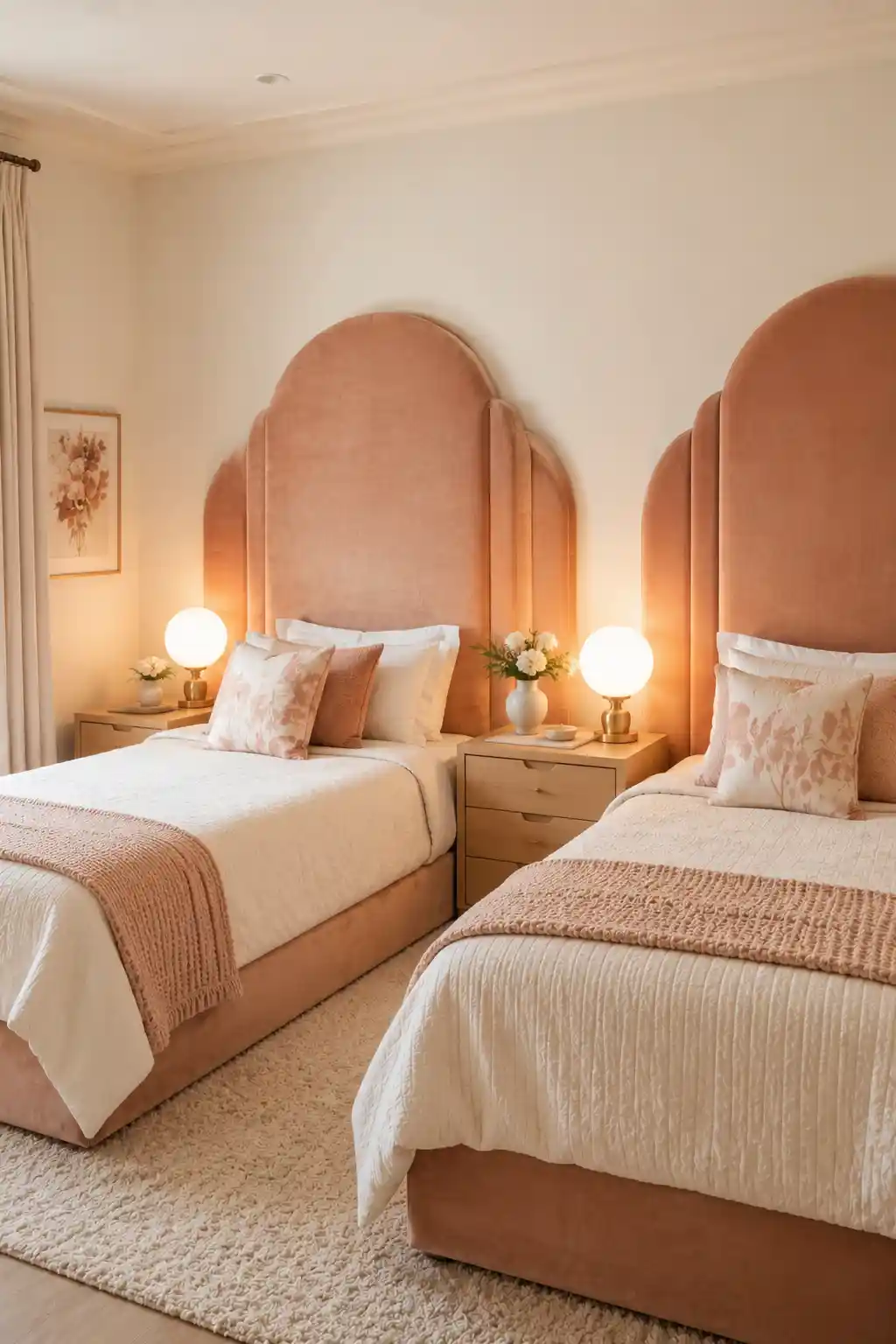 Curved Headboard Serenity