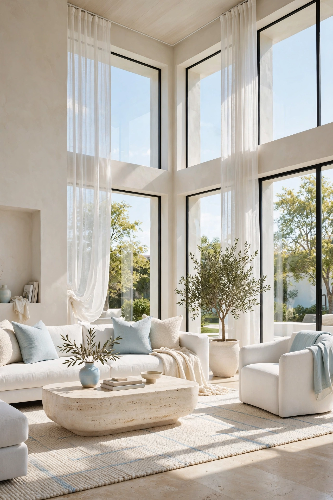 Maximize Natural Light and Window Flow