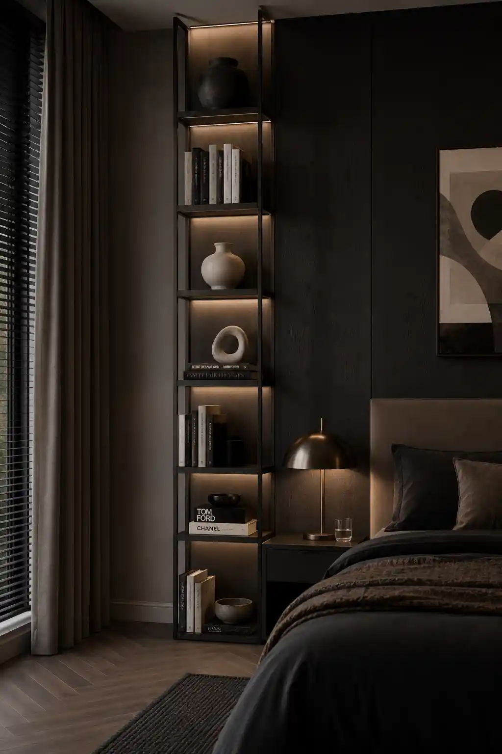Slim Vertical Bookcases
