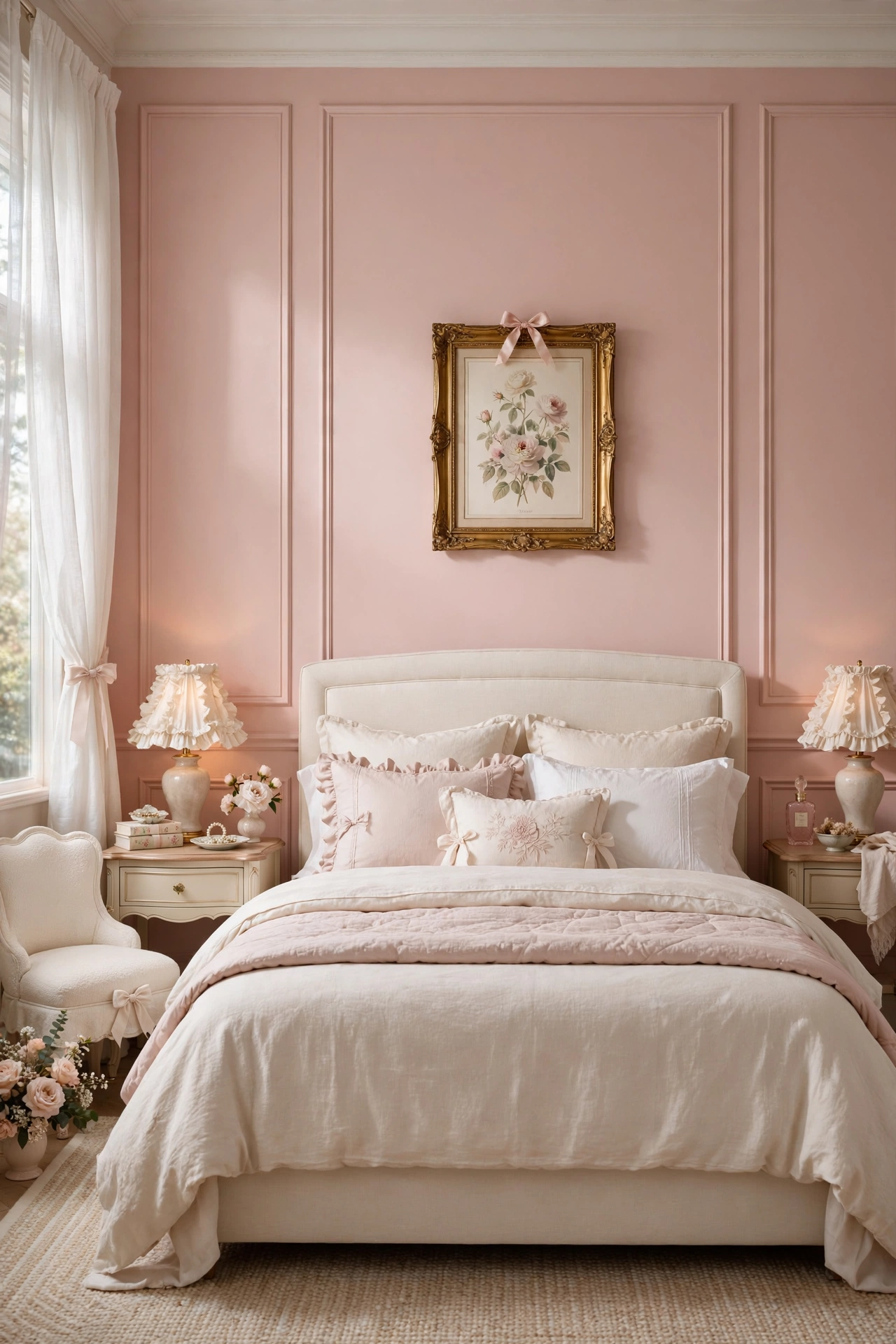 Pale Blush Wall Tones