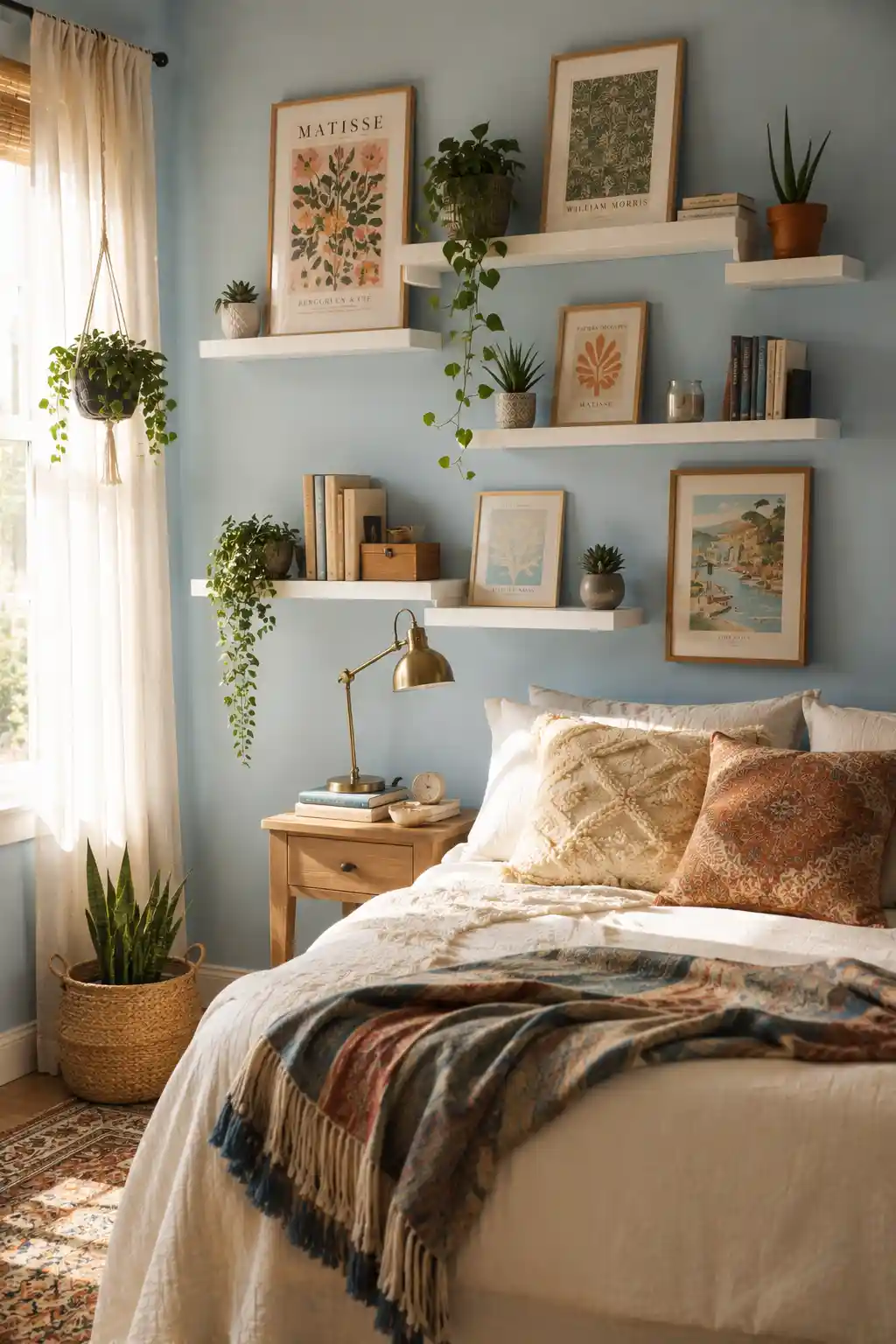 Vertical Wall Ledges for Decor and Books