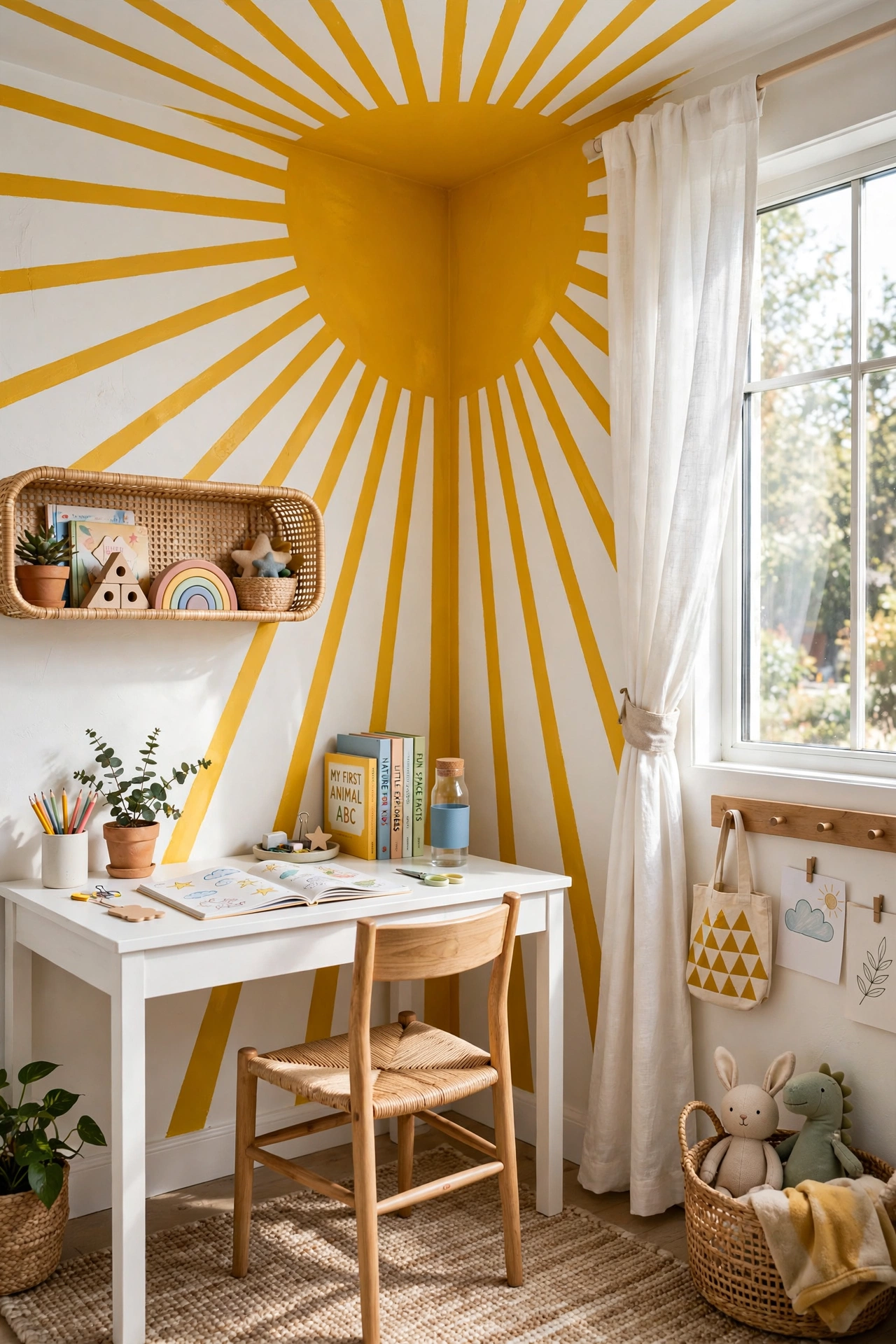 Sunny Corner Sunburst Detail