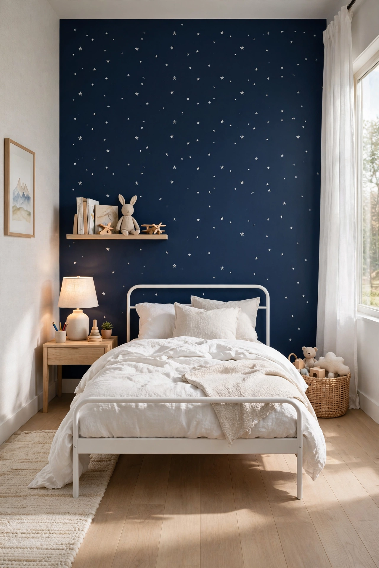 Midnight Navy with Celestial Accents