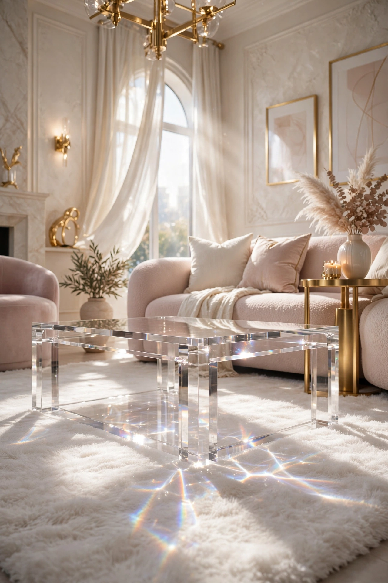 Use Transparent Acrylic Accents