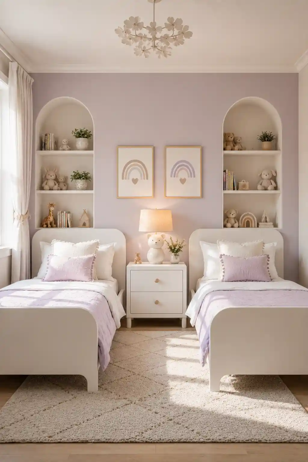 Elegant Twin Sibling Setup