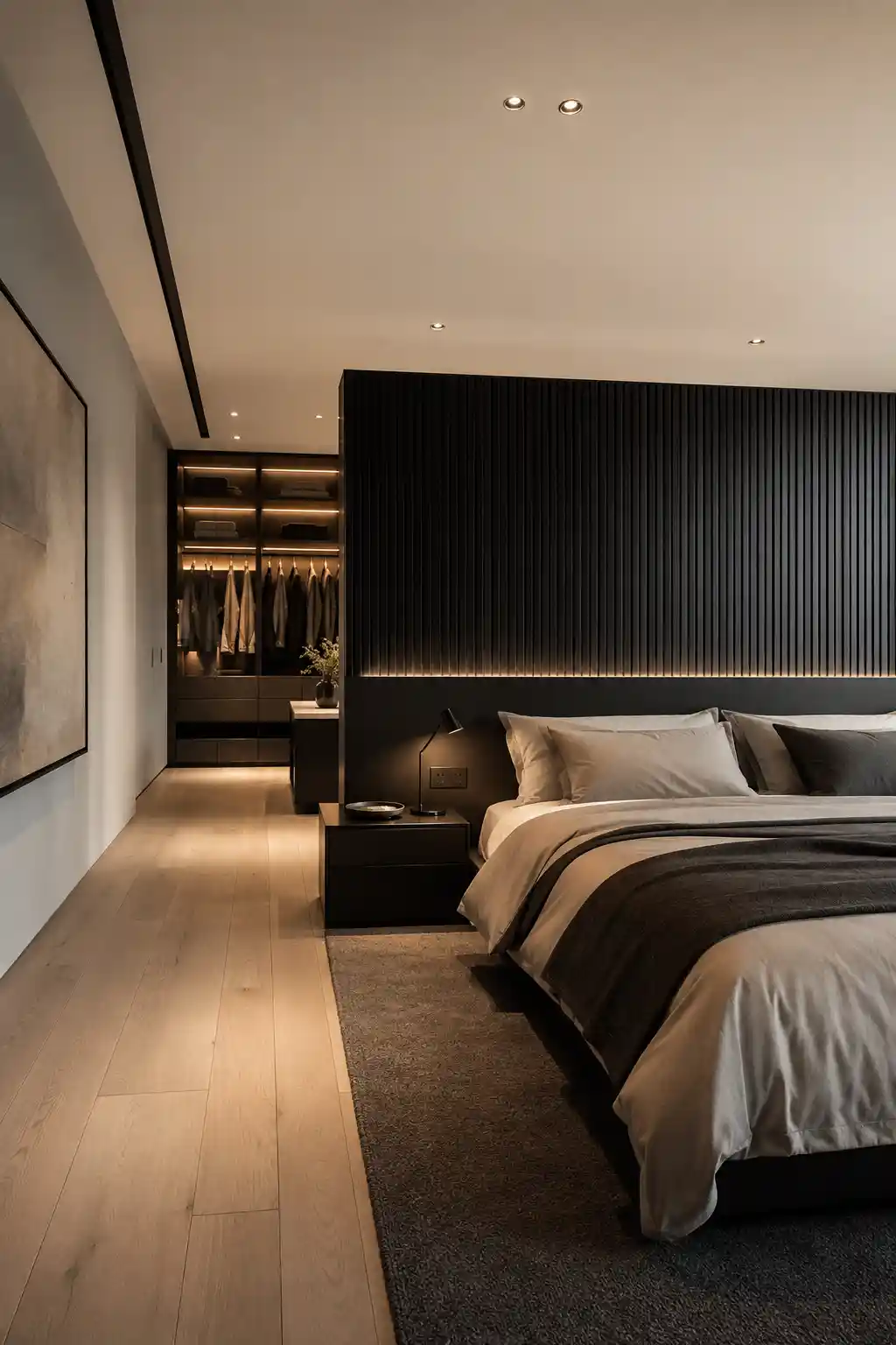 The Zoned Headboard Partition