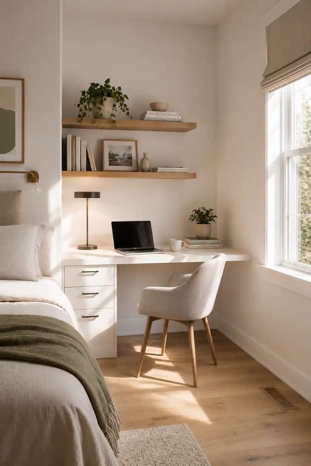 The Efficiency of L-Shaped Corner Desks