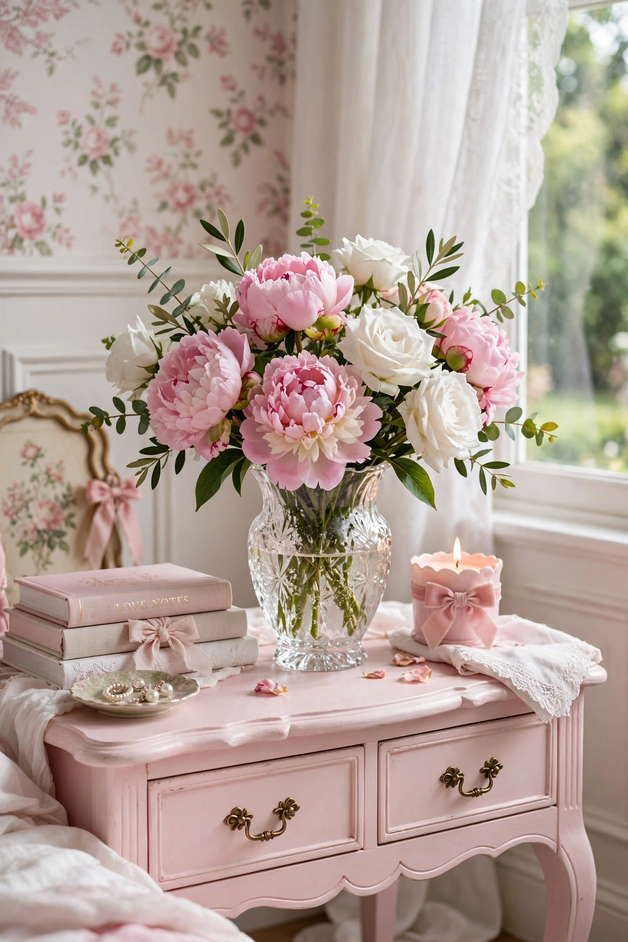 Fresh and Faux Floral Arrangements